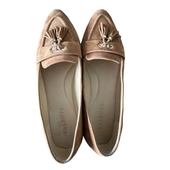 TALBOTS Francesca Amber Suede Driving Flats Loafers women’s Size 7 1/2 - Picture 11 of 14